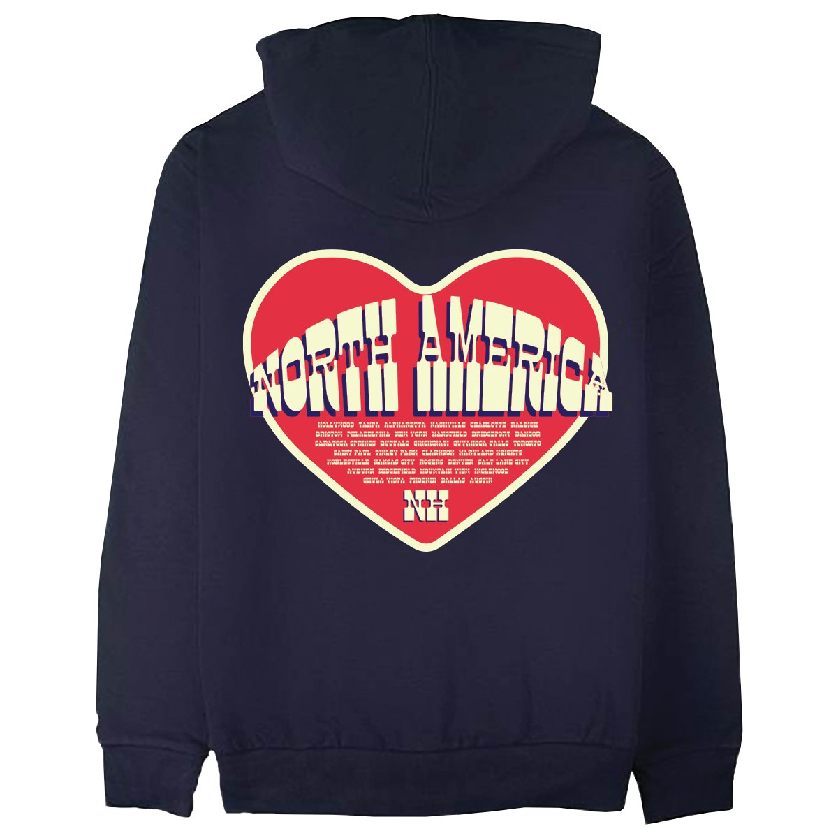 THE SHOW LIVE ON TOUR NAVY ZIP HOODIE